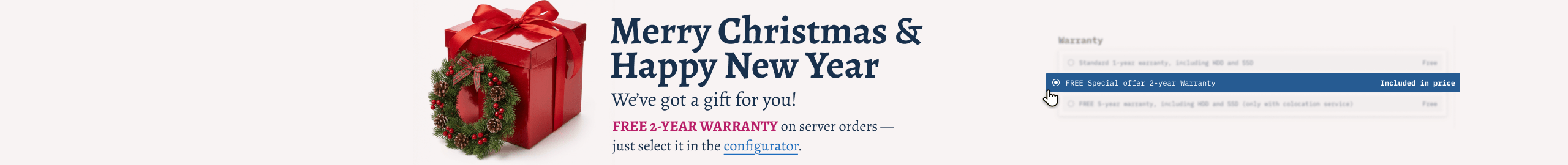 Christmas & New Year Offer