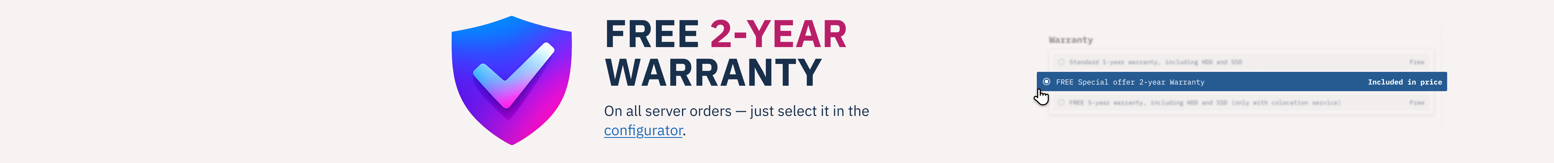 Free 2-Year Warranty