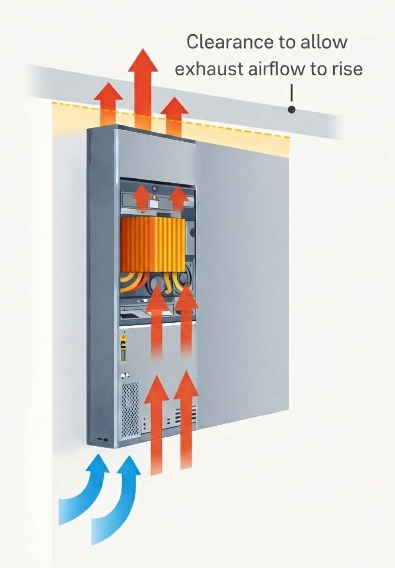 Vertical server wall mounting: Space-saving setup for rackmount servers