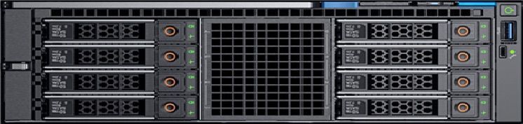 Dell EMC PowerEdge MX840c front view