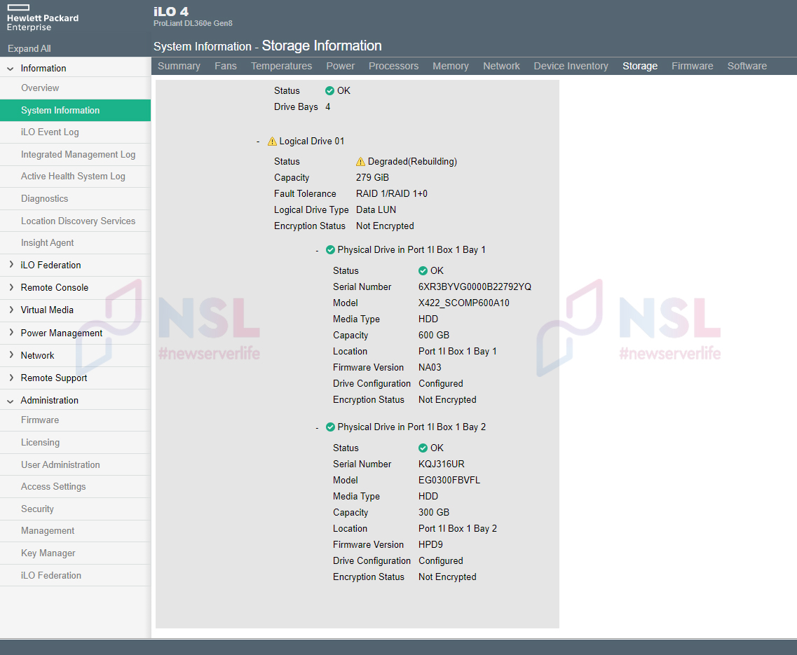 How to Increase the Logical Disk Space in a Working RAID on an HP Server