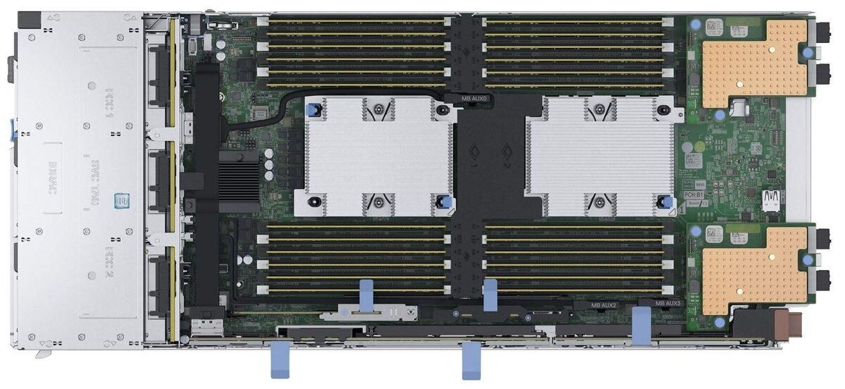 Dell EMC PowerEdge MX740c top view